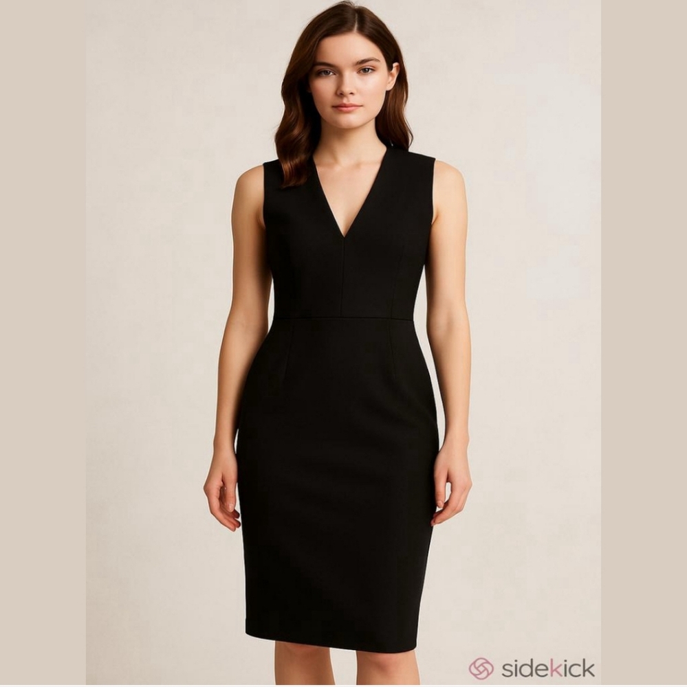 WHITE HOUSE BLACK MARKET SL Ultimate Sheath Dress Sz 8 NWT